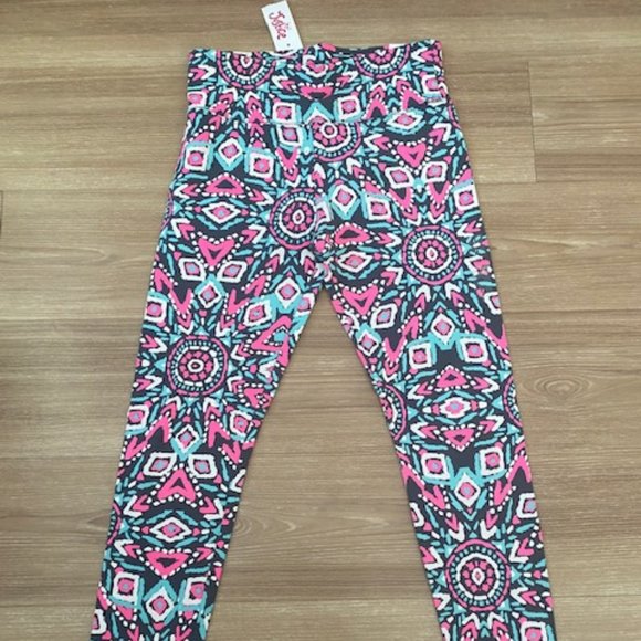 JUSTICE GIRLS BRAND NEW 2 PIECE LONG SLEEVE SHIRT AND FULL LENGTH LEGGINGS - Picture 3 of 4